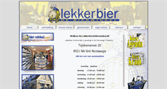 Desktop Screenshot of lekkerbierdebierwinkel.nl